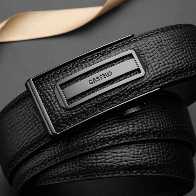 Cartelo  Black Leather Belt MTD50411